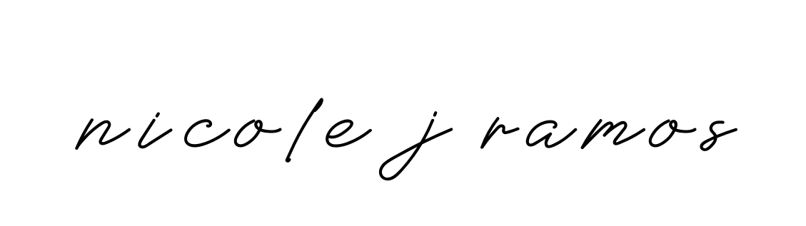 Handwritten Signature for Nicole-j-ramos - Style 152 Online
