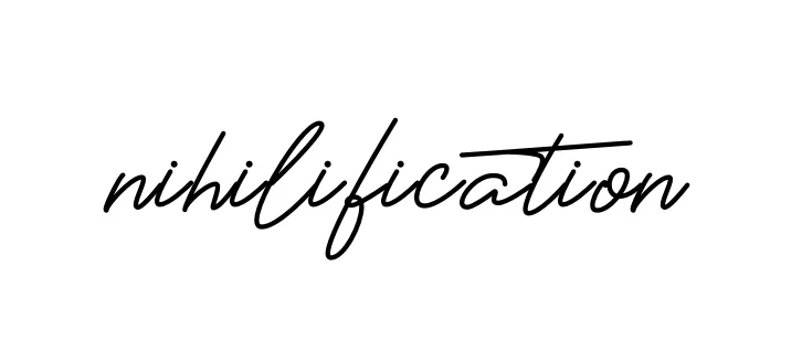 Handwritten Signature for Nihilification - Style 150 Online