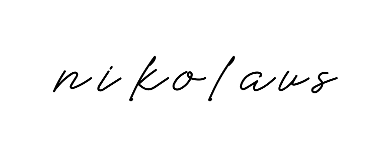 Handwritten Signature for Nikolaus - Style 152 Online
