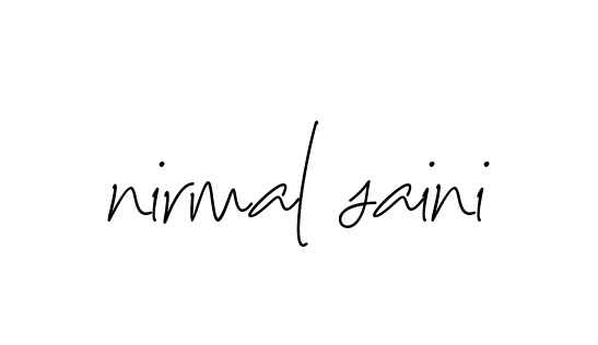 Nirmal-saini signature