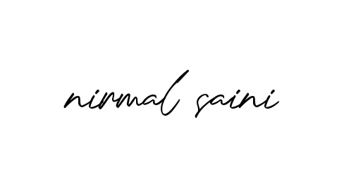 Nirmal-saini signature