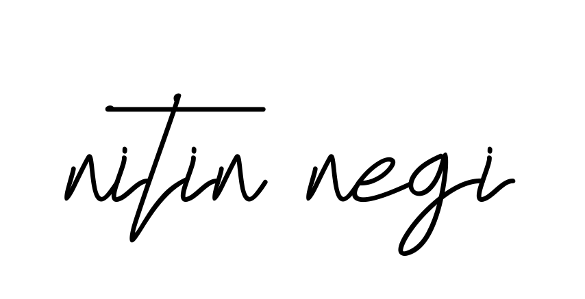 Nitin Negi Signature Style Yesterday