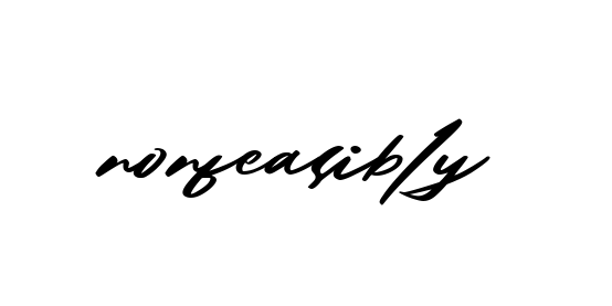 Nonfeasibly signature