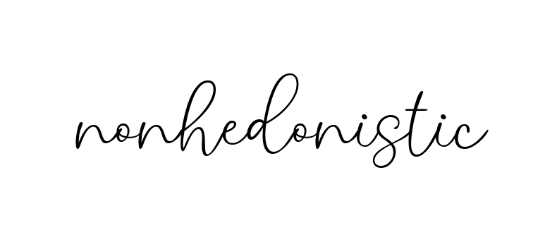 Nonhedonistic Signature Style TerselyRegular