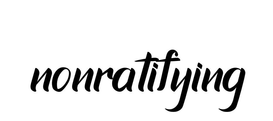 Nonratifying signature