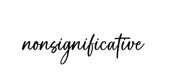 Handwritten Signature for Nonsignificative - Style 142 Online