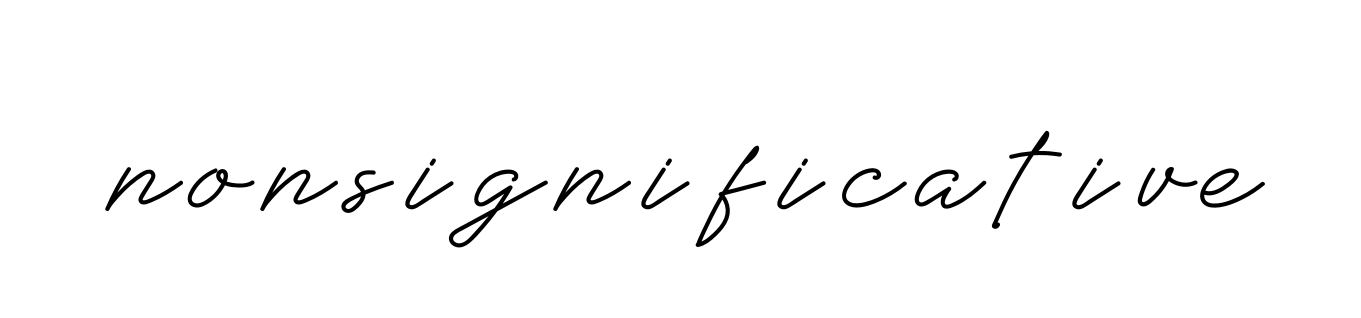 Handwritten Signature for Nonsignificative - Style 152 Online