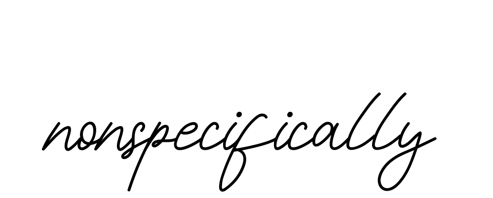 Nonspecifically signature