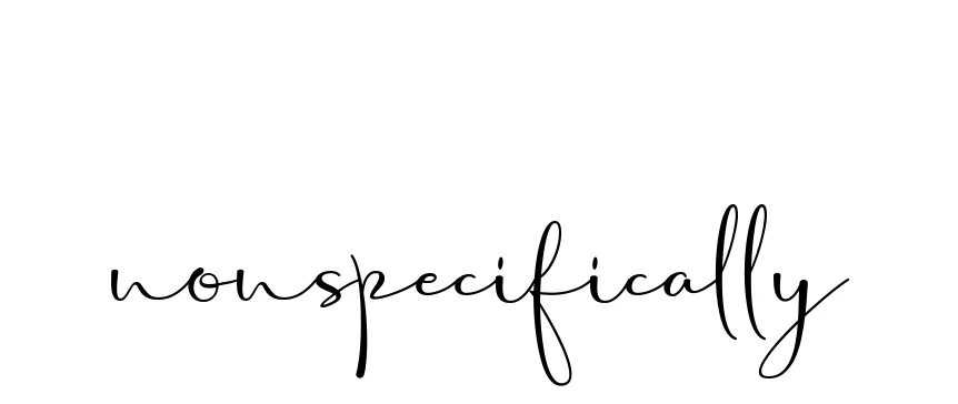 Nonspecifically signature