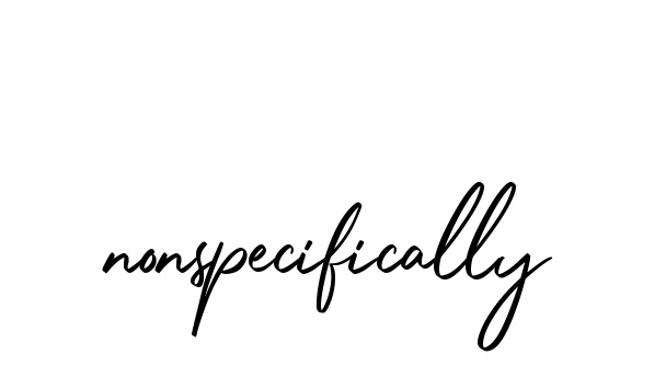 Nonspecifically signature