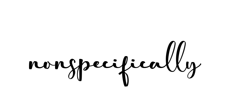Nonspecifically signature