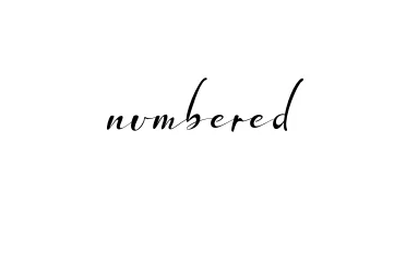 Handwritten Signature for Numbered - Style 132 Online