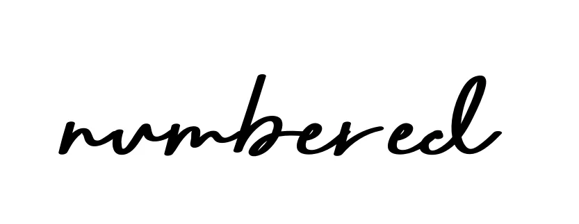 Handwritten Signature for Numbered - Style 135 Online