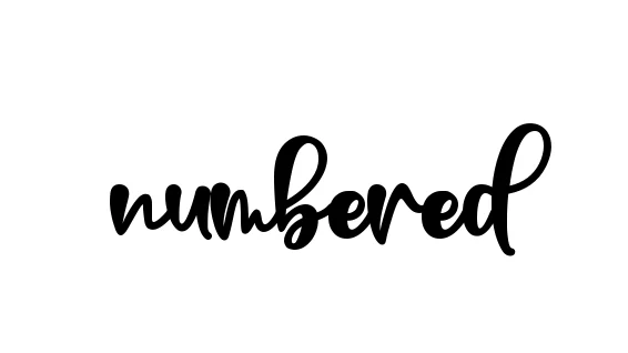 Handwritten Signature for Numbered - Style 136 Online