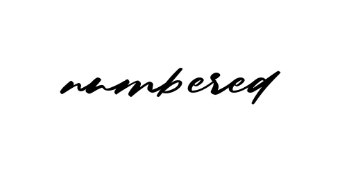 Handwritten Signature for Numbered - Style 140 Online
