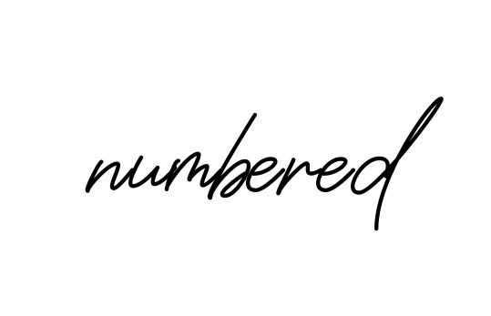 Handwritten Signature for Numbered - Style 150 Online