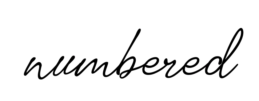Handwritten Signature for Numbered - Style 151 Online