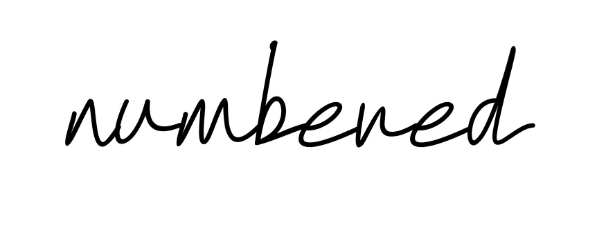 Handwritten Signature for Numbered - Style 155 Online