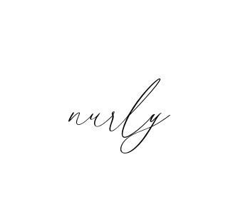 Handwritten Signature for Nurly - Style 134 Online