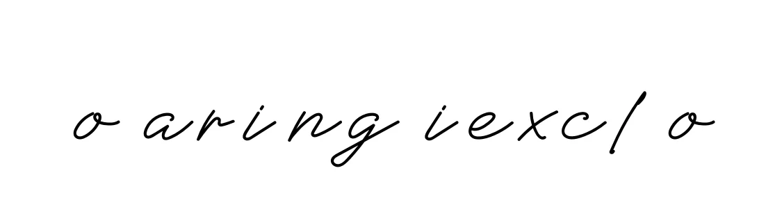 Handwritten Signature for O-aring-iexcl-o - Style 152 Online