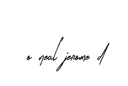Handwritten Signature for O-neal-jerome-d - Style 133 Online