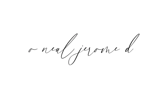 Handwritten Signature for O-neal-jerome-d - Style 134 Online