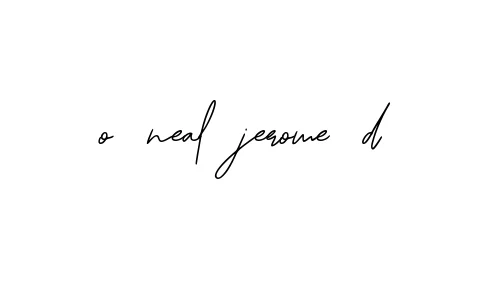 Handwritten Signature for O-neal-jerome-d - Style 139 Online