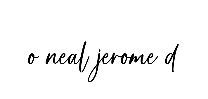 Handwritten Signature for O-neal-jerome-d - Style 142 Online