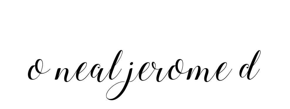Handwritten Signature for O-neal-jerome-d - Style 144 Online