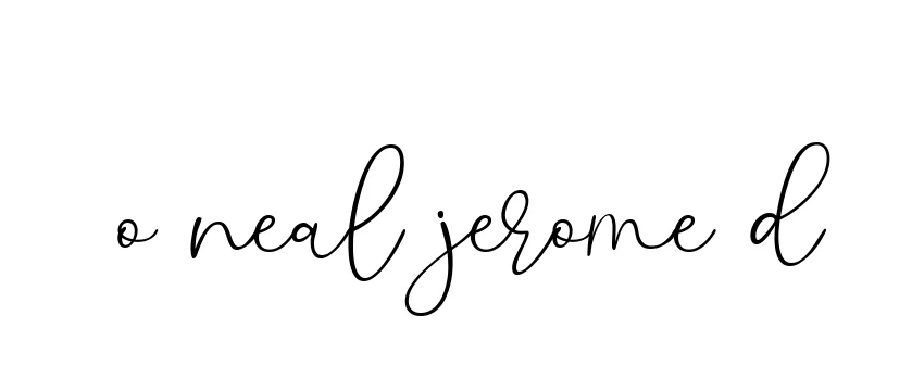 Handwritten Signature for O-neal-jerome-d - Style 147 Online