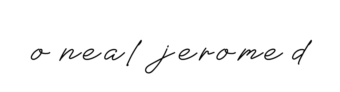 Handwritten Signature for O-neal-jerome-d - Style 152 Online