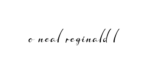Handwritten Signature for O-neal-reginald-l - Style 132 Online