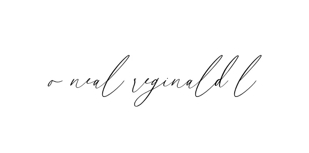 Handwritten Signature for O-neal-reginald-l - Style 134 Online
