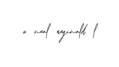 Handwritten Signature for O-neal-reginald-l - Style 139 Online