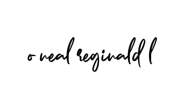 Handwritten Signature for O-neal-reginald-l - Style 141 Online