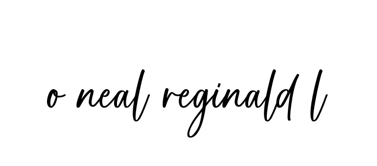 Handwritten Signature for O-neal-reginald-l - Style 142 Online