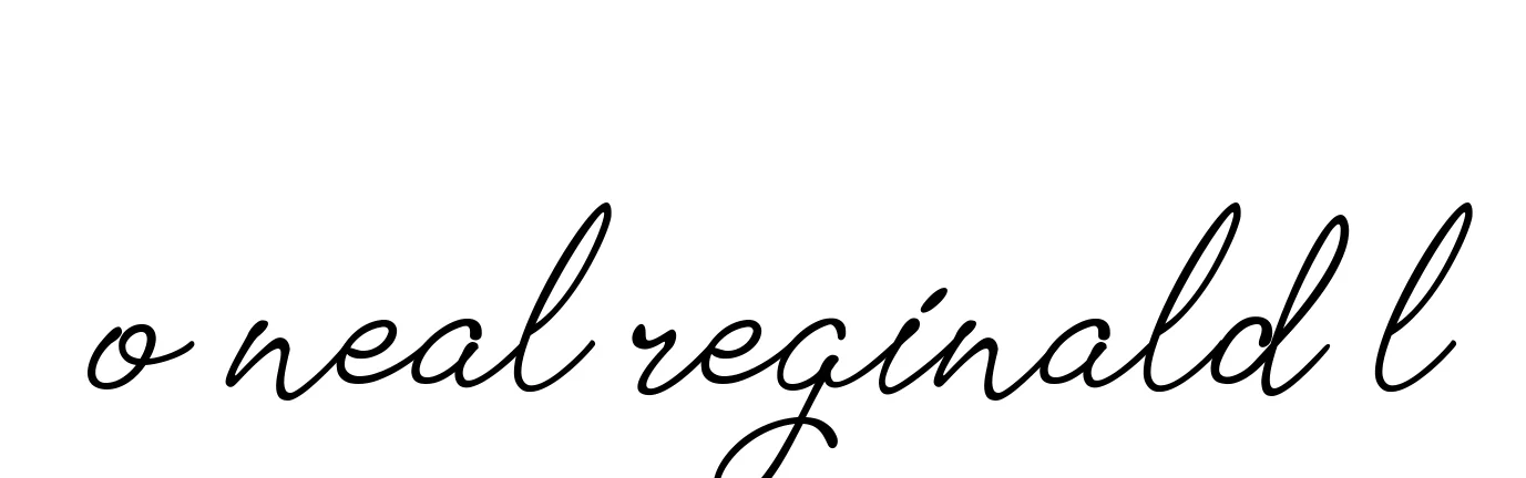 Handwritten Signature for O-neal-reginald-l - Style 151 Online
