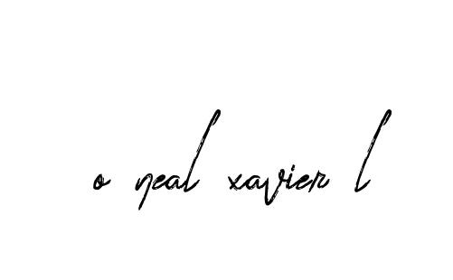 Handwritten Signature for O-neal-xavier-l - Style 133 Online