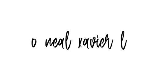 Handwritten Signature for O-neal-xavier-l - Style 143 Online