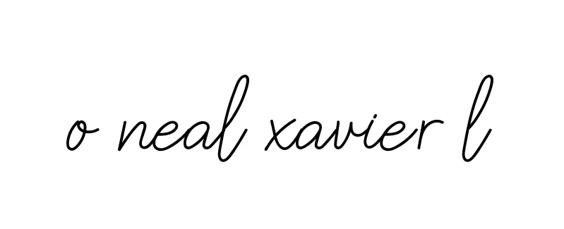 Handwritten Signature for O-neal-xavier-l - Style 145 Online