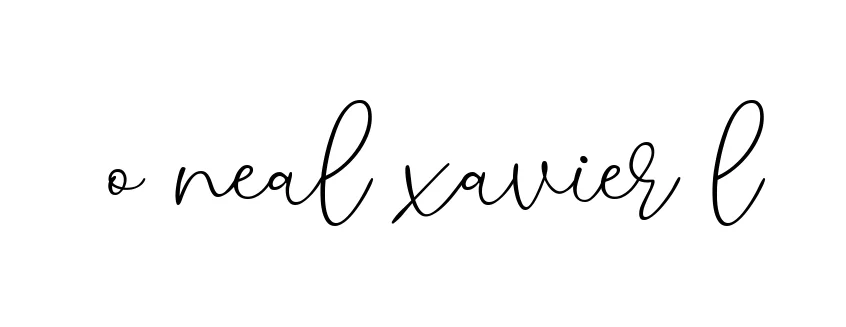 Handwritten Signature for O-neal-xavier-l - Style 147 Online