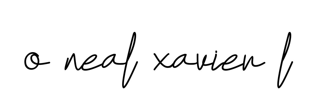 Handwritten Signature for O-neal-xavier-l - Style 155 Online