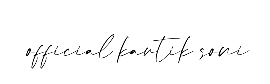 Official-kartik-soni signature