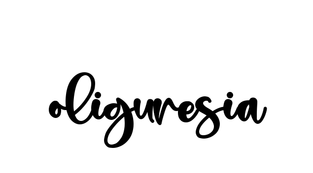 Handwritten Signature for Oliguresia - Style 136 Online