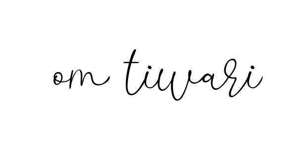 Handwritten Signature for Om-tiwari - Style 147 Online