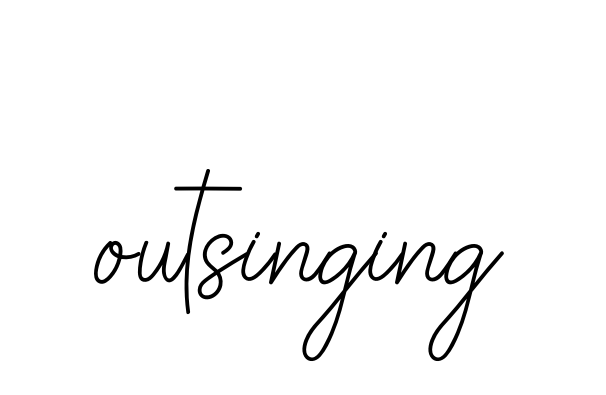 Handwritten Signature for Outsinging - Style 145 Online