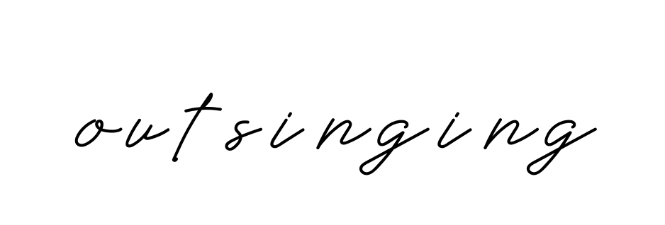 Handwritten Signature for Outsinging - Style 152 Online
