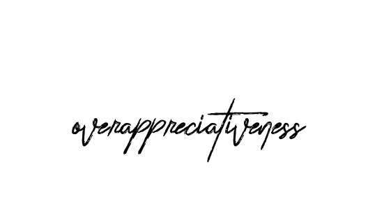 Handwritten Signature for Overappreciativeness - Style 133 Online