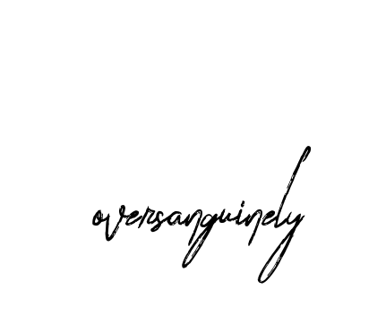 Handwritten Signature for Oversanguinely - Style 133 Online