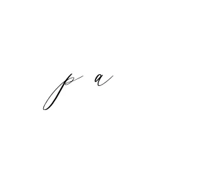 Handwritten Signature for P-a - Style 134 Online